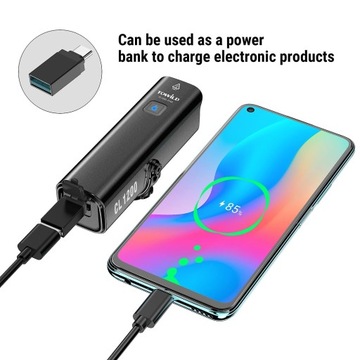 Комплект велосипедных фонарей Towild CL1200 + TL02 передние, задние