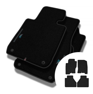 Velurové koberce Performance Premium pro Nissan Navara III 2005-2007