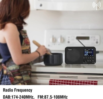портативное радио DAB, FM-радио Bluetooth