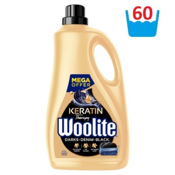 WOOLITE Keratin Therapy Black жидкость для стирки 60 стирок 3,6 л