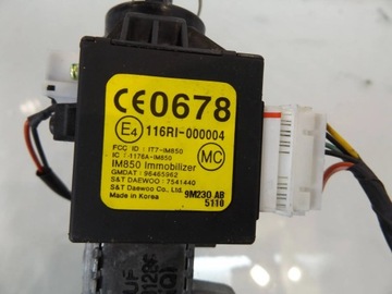 AVEO T250 1,4 SPÍNACÍ SKŘÍŇKA KLÍČEK