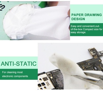 САЛФЕТКИ ДЛЯ ЧИСТЫХ ПОМЕЩЕНИЙ БЕЗ ПЫЛИ RL-045 - 50X