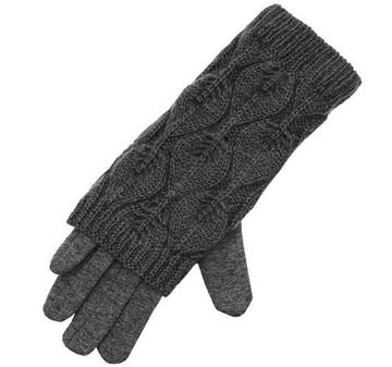 Dotykové rukavice R6412 - sivé
