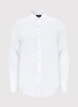 Biała klasyczna koszula męska Regular Fit PAKO LORENTE 4XL