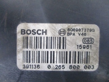 КОНТРОЛЛЕР НАСОСА ABS FABIA 6Q0614117B 0265222006