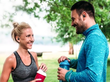 БЕСПРОВОДНЫЕ СПОРТИВНЫЕ НАУШНИКИ TWS+ЧЕХОЛ