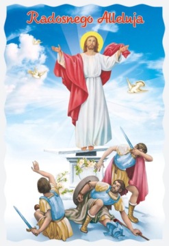 POCZTÓWKA KARTKA WIELKANOC WYCINANA ŚWIĘTA 1 SZT.