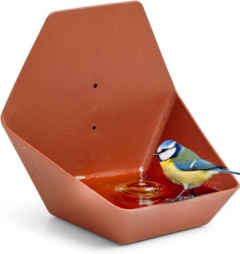 PODAJNIK DO WODY POIDŁO MISKA DLA PTAKÓW BRĄZOWY STWÓRZ OGRÓD WERTYKALNY