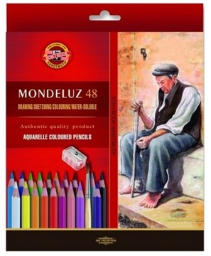 KREDKI AKWARELOWE MONDELUZ 48 KOL. KOH-I-NOOR 3713