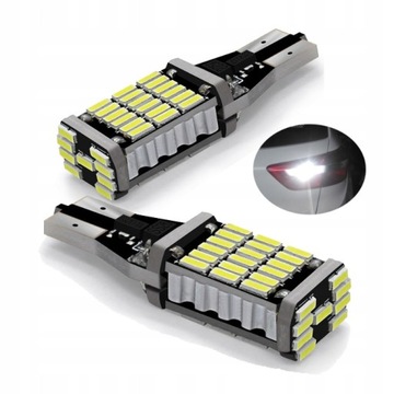 СВЕТОДИОДНАЯ ЛАМПА W16W T15 REVERSE CANBUS 45 LED SMD