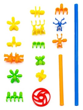 БЛОКИ, СТРОИТЕЛЬНАЯ СОЛОМКА, ТРУБКИ, 1000 EL