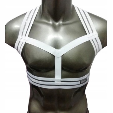 BDSM102 ELASTYCZNY HARNESS na klatkę i uda opaski