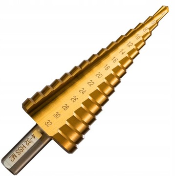 СВЕРЛА С КОНУСОМ ДЛЯ РОЖДЕСТВЕНСКОЙ ЕЛКИ СВЕРЛА HSS TYTAN 4-32MM