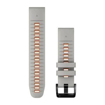 Garmin Pasek do zegarka QuickFit 22 - Mglisty szary/pomarańcz, 010-13280-02