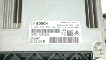 JEDNOTKA BERLINGO C4 CACTUS DS4 PEUGEOT 508 1.6 HDI 0281032456 9814182680