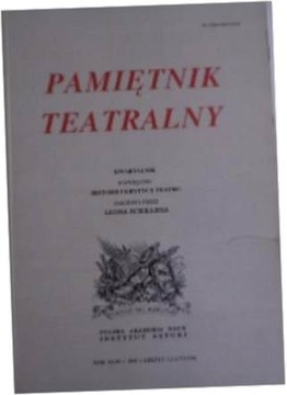 Pamiętnik Teatralny zeszyt nr 1-2 z 1995 roku