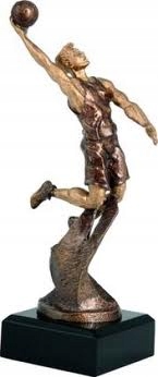 STATUETKA FIGURKA KOSZYKÓWKA GRAWER GRATIS - 24 CM