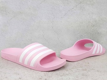 ADIDAS ADILETTE AQUA SHOWER KLAPKI PLAŻA BASEN RÓŻ