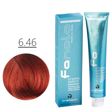Fanola Crema Farba 100ml kolor 6.46