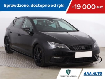 Seat Leon III Hatchback Facelifting 1.5 EcoTSI 130KM 2019 Seat Leon 1.5 TSI, Salon Polska, Skóra, Klima