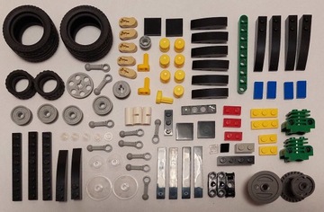 LEGO TECHNIC Набор из 96 интересных отдельных элементов.