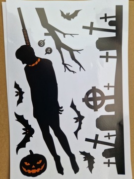НАКЛЕЙКИ НА ХЭЛЛОУИН 9 ЛИСТОВ А4 70 НАКЛЕЙКОВ