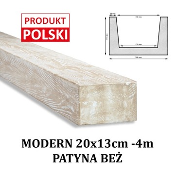 BELKI RUSTYKALNE BELKA MODERN Imitacja 20x13 4m
