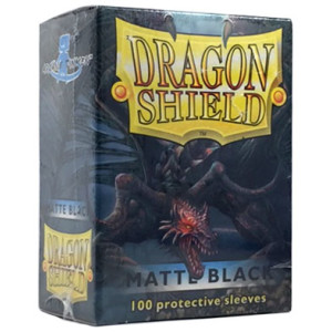Protektory Dragon Shield - matowe czarne 100 szt.