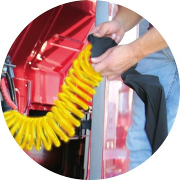 Чехол для спиральных кабелей, чехол для грузовика, полуприцепа, черный, комплект 220 см