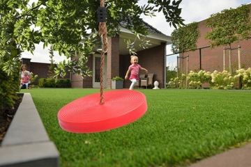 ZAWIESZANA HUŚTAWKA OGRODOWA DYSK SIEDZISKO do Domu Ogrodu dla Dzieci