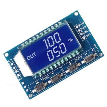 Генератор ШИМ 1 Гц-150 кГц 3,3 В-30 В TTL ЖК-дисплей XY-LPWM