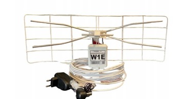 DAVBOL ANTENA WEWNĘTRZNA POKOJOWA TV W1E WHITE DVB TELEWIZYJNA NAZIEMNA