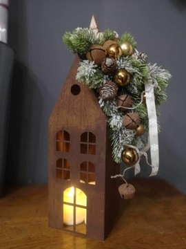 ДОМ ЛАМПЫ ДЛЯ СВЕТОДИОДНЫХ СВЕЧЕЙ ФОНАРЬ РУЧНОЙ РАБОТЫ ИЗ КОРТЕНА ЛАМПА РЖАВЬ