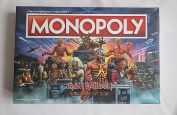 MONOPOLY IRON MAIDEN SOMEWHERE ON TOUR NOWA FOLIA ANGIELSKA NWOBHM