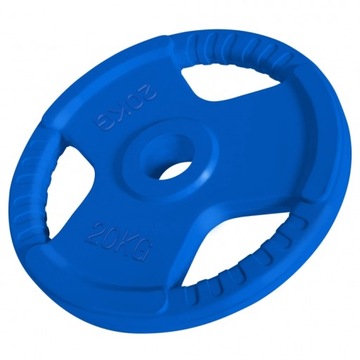 Obciążenie olimpijskie gumowane uchwyt 20 KG 51mm
