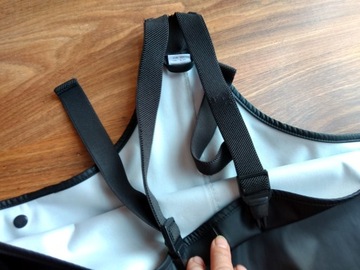 Черные водонепроницаемые подтяжки Lindex, новый размер 122.