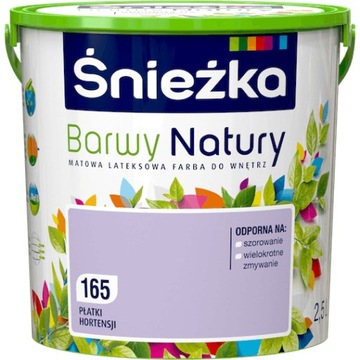 Farba do ścian Barwy Natury 2,5l 165 Płatki Horten