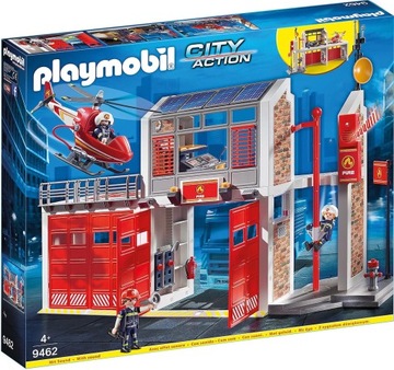 PLAYMOBIL City Action 9462 Duża Remiza Strażacka, od 4 Lat