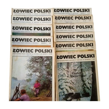 Łowiec Polski, numery 1-12 / 1985. Rocznik kompletny.