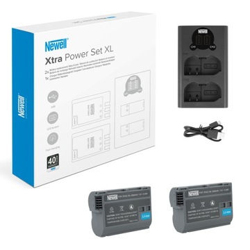 Комплект двухканального зарядного устройства Newell DL-USB-C и два