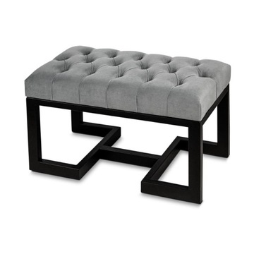Ławka Industrialna Pikowana Przedpokój loft 45 cm