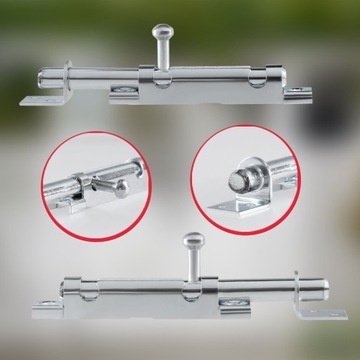 ЗАЩЕЛКА, УЗКАЯ ПОСЛЕДНАЯ, ЗАКРЫТИЕ ДВЕРИ, ЛЮК ДЛЯ ВОРОТ, ЗАМОК ДЛЯ ТУНАТА, 100мм, ОЦИНКОВАННЫЙ