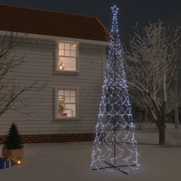 ZEWNĘTRZNA CHOINKA LAMPKI LED DEKORACJA Świąteczna Ozdoba 3000 LED 8m
