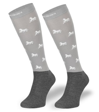 Podkolanówki jeździeckie długie w konie mikrofibra