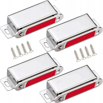 ZATRZASK ZAMEK MAGNETYCZNY MAGNES DRZWI SZAFEK 4 SZT