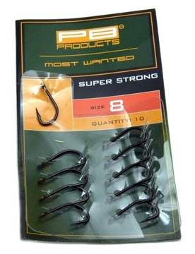 Haki karpiowe SUPER STRONG nr 8 10szt. PB ZIG RIG