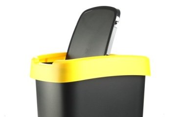 МУСОРНЫЕ КОНДИНЕРЫ ROTHO ДЛЯ СЕГРЕГАЦИИ МУСОРОВ НАБОР ИЗ 3-Х НЕБЕСНО-ЗЕЛЕНЫХ ЖЕЛТЫХ ПРЕДМЕТОВ