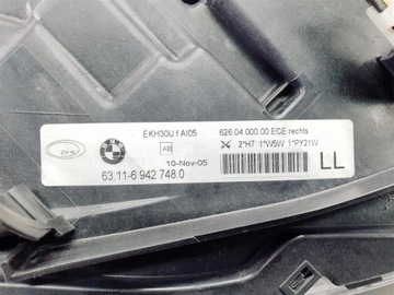 BMW 3 E90 E91 05-08R PRAVÁ SVĚTLO PŘEDNÍ ORIG EU !