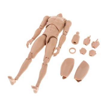Фигурка мужского тела мальчика в масштабе 3X1/6