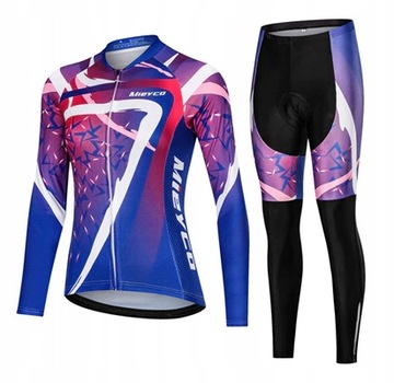 ЖЕНСКИЙ ВЕЛОСИПЕДНЫЙ КОСТЮМ, ГЕЛЕВЫЙ С ДЛИННЫМ РУКАВОМ